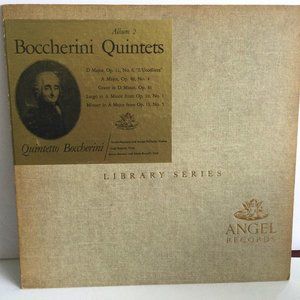 Boccherini Quintets Album 2  1957 Violins Viola Cello Classical Angel Records LP